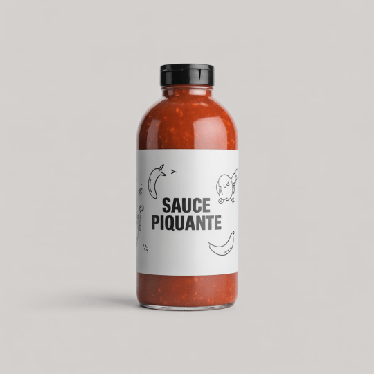 etiquettes sauce