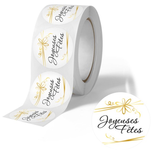 Etiquettes Joyeuses Fêtes