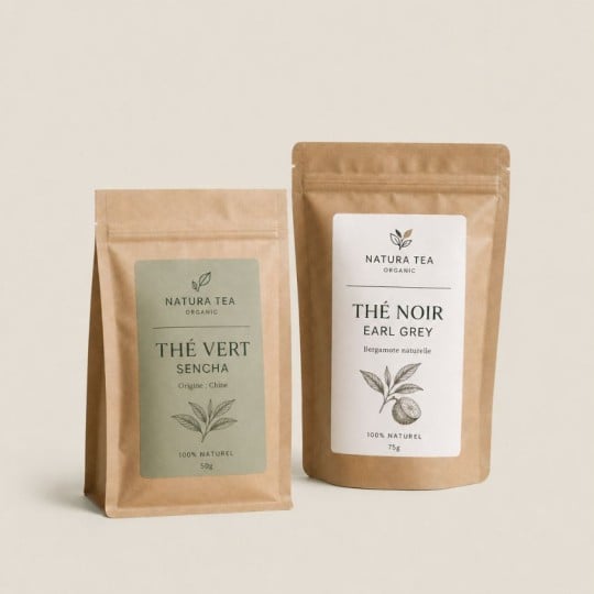 étiquettes sachets de thé 