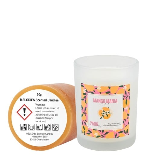 étiquettes réglementaires bougies clp