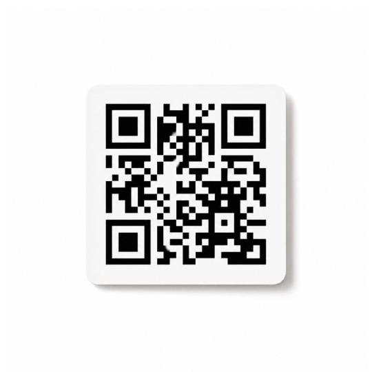 sticker qr code sur fond blanc
