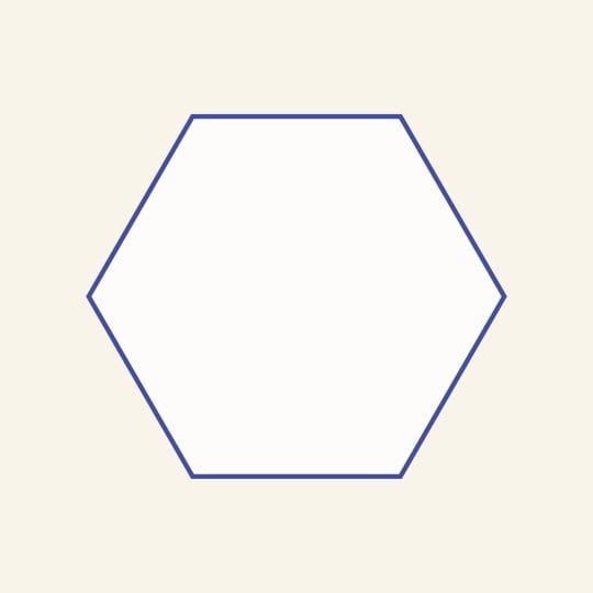 étiquettes hexagone
