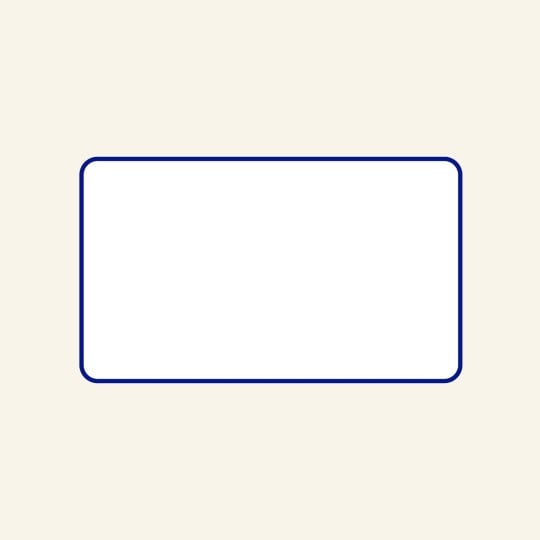 étiquettes rectangles