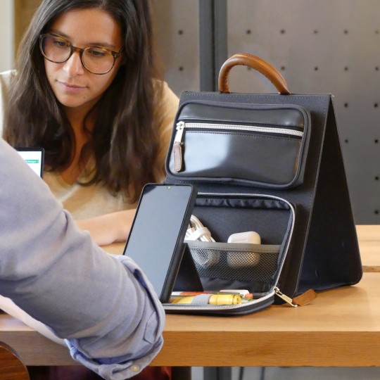 Organisateur de Bureau Nomade Gris