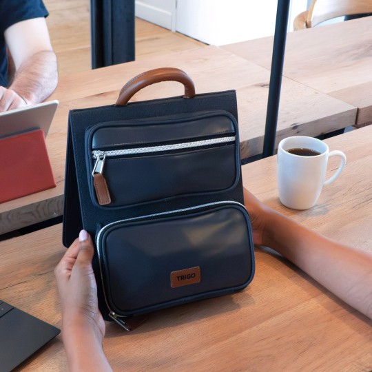 Pochette de bureau nomade fermée