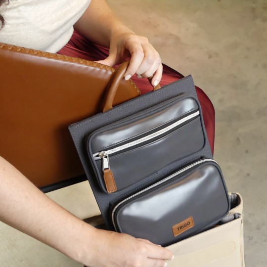 Pochette nomade intégrée dans un sac de travail