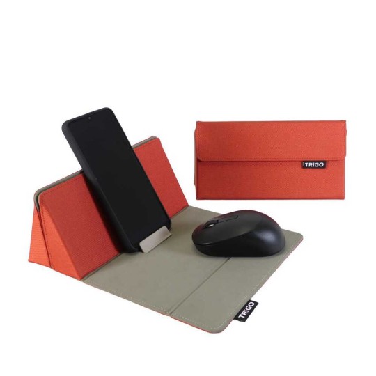 trousse bureau nomade terracotta
