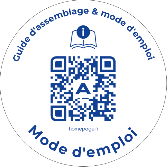 sticker qr code mode d'emploi