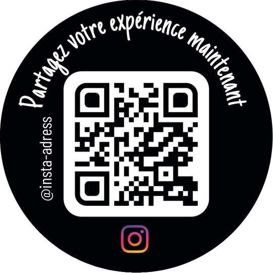 qr code partagez votre expérience