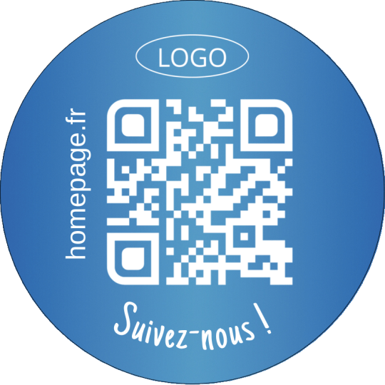 qr code follow us 