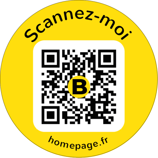 sticker qr code scannez-moi