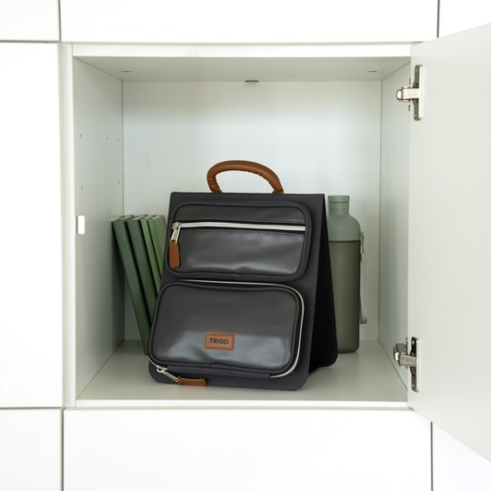 pochette de bureau nomade dans un casier
