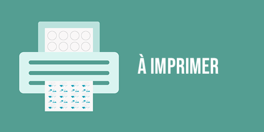 étiquettes à imprimer