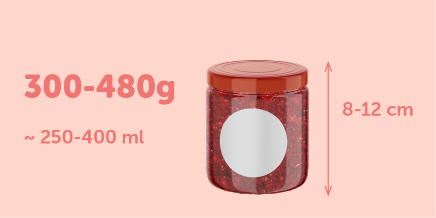 Taille étiquettes rondes 4cm confitures