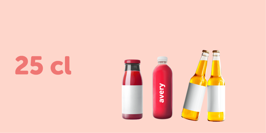 Taille étiquettes 15x6 bouteilles