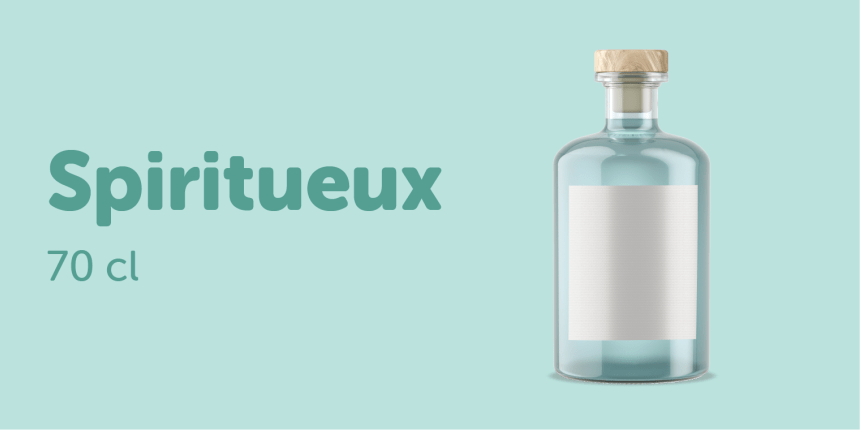 Guide de taille d'étiquettes pour vos bouteilles de spiritueux