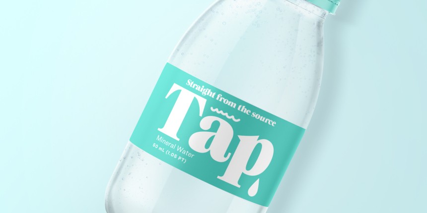 Etiquettes personnalisées pour bouteille d'eau