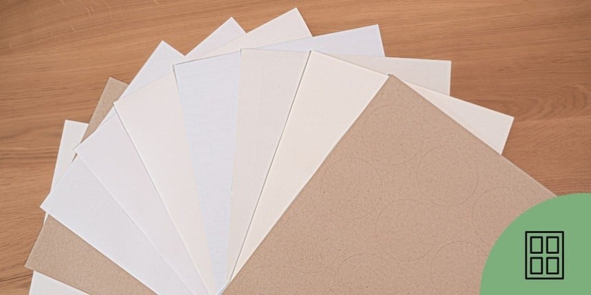 120 autocollants ronds de 4cm en papier blanc mat, C9422M-5