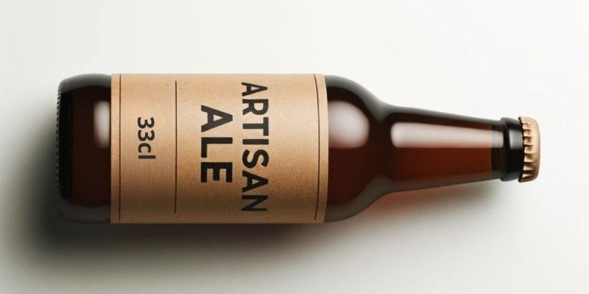 étiquette personnalisée pour bouteille de bière