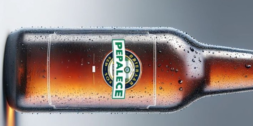 étiquette transparente waterproof pour bouteille de bière
