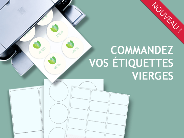 etiquettes vierges