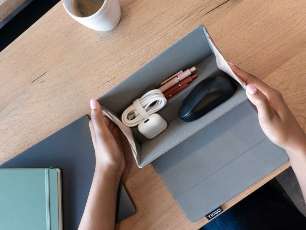 trousse nomade bureau pour stylos et chargeurs