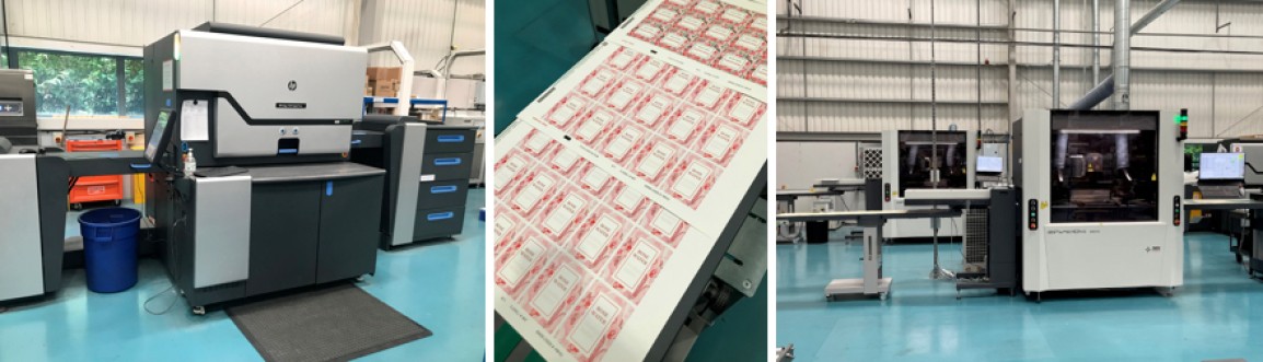 Production des étiquettes autocollantes