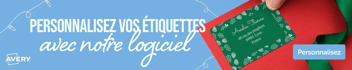 Logiciel pour personnaliser des étiquettes pour Noël