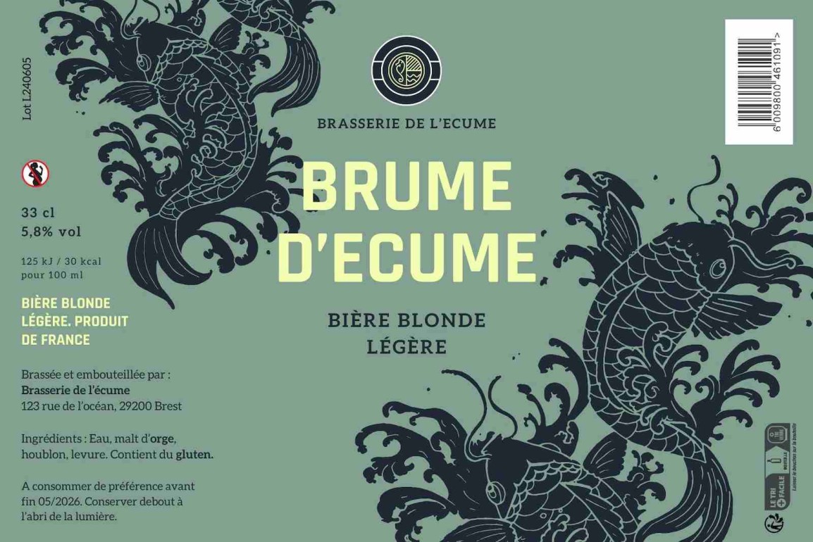 Exemple d'étiquette bière personnalisée respectant la règlementation
