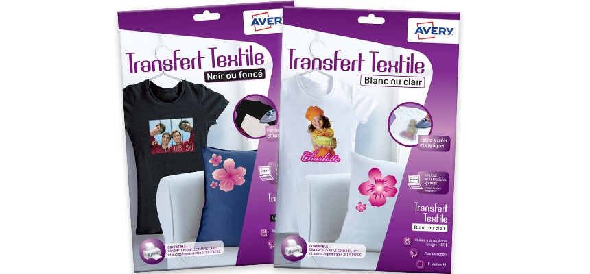 packs transferts textiles