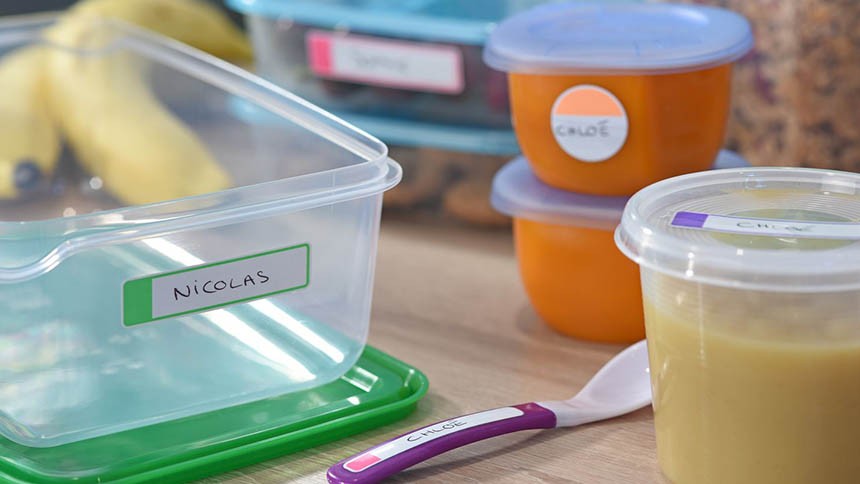 etiquettes plastifiees tuperware