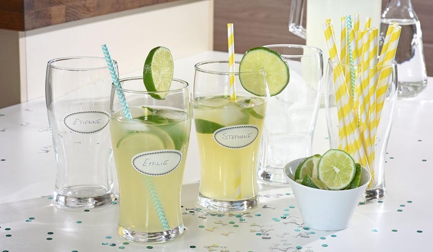 etiquettes solubles verres
