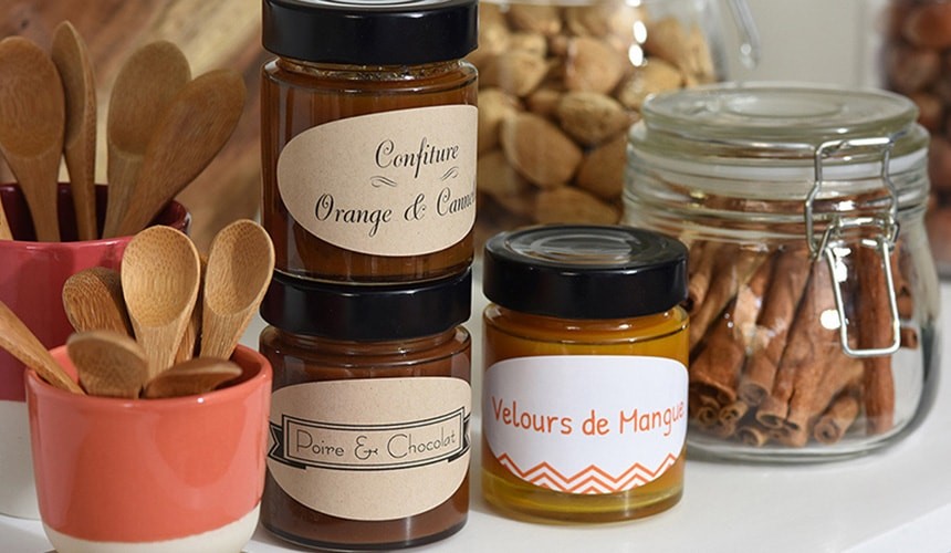 Créez des étiquettes pour vos pots de confiture !