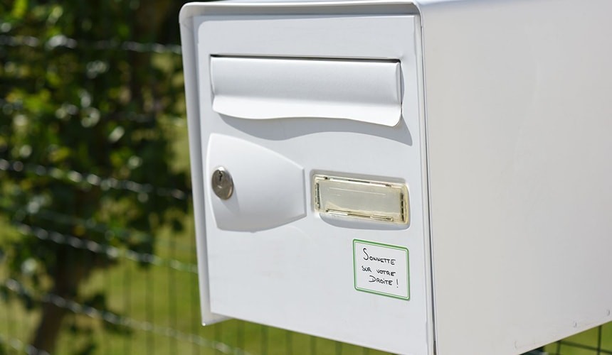 Porte nom boites aux lettres porte étiquette boite a lettre