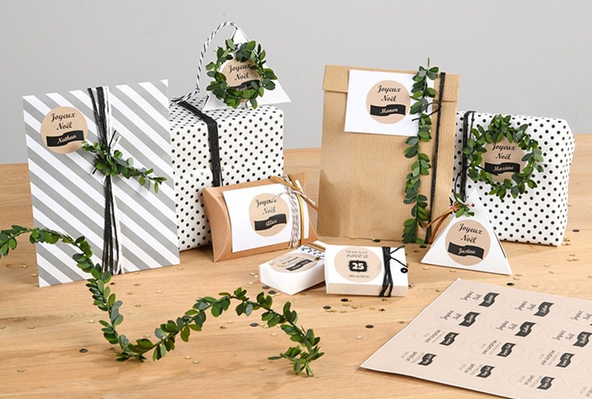 Image Cadeau De Noel A Imprimer Des Jolies Etiquettes Cadeaux De Noel A Imprimer Avery