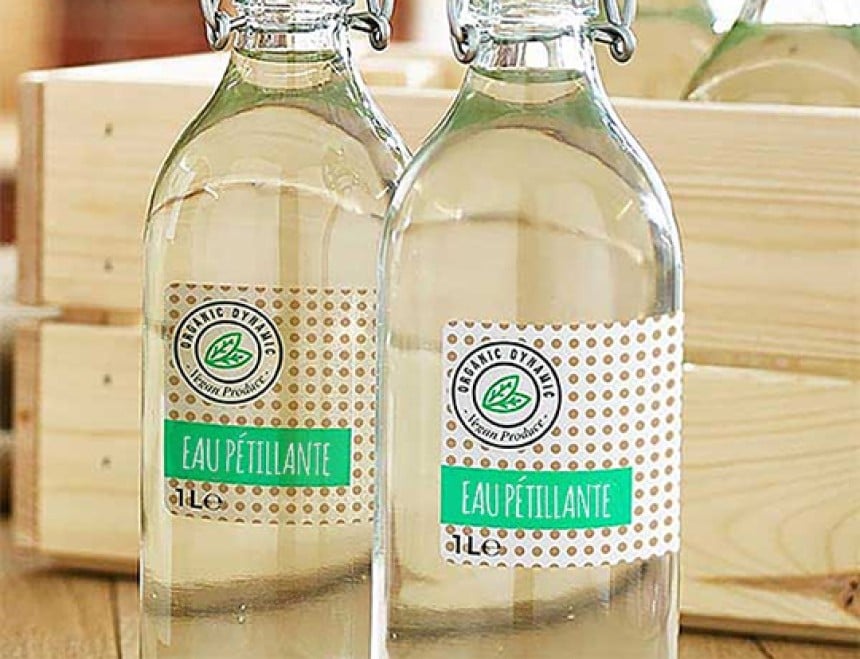 etiquettes bouteille eau