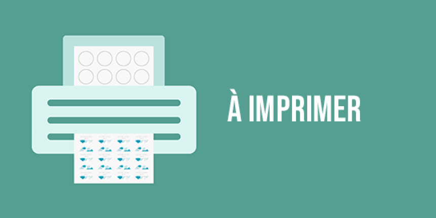 étiquettes à imprimer
