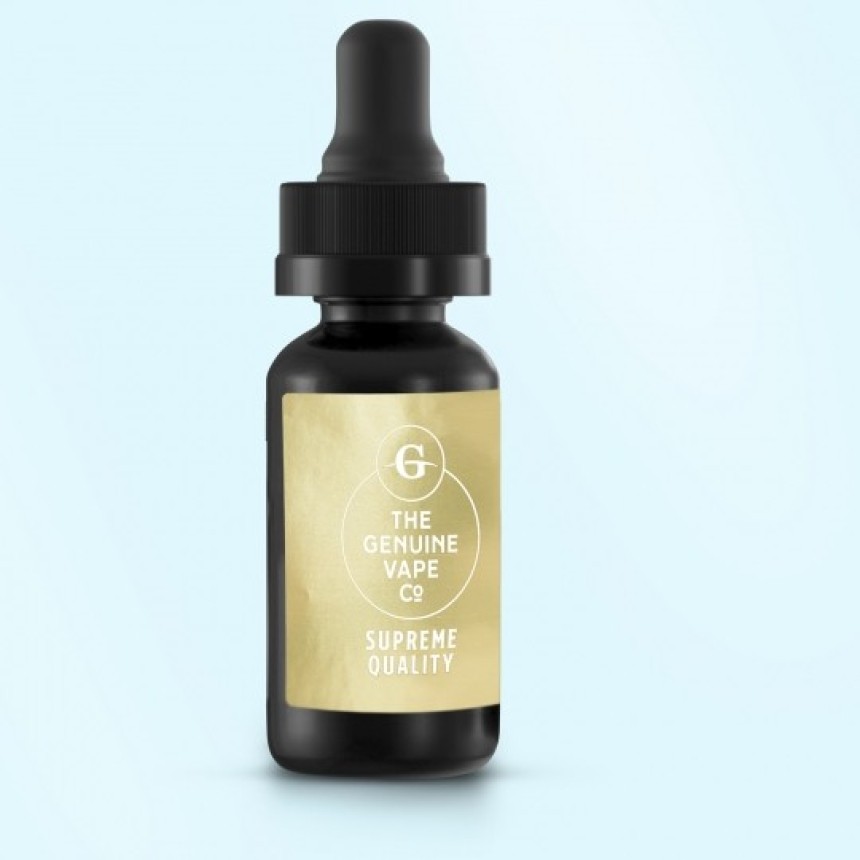 étiquette dorée liquide vapotage