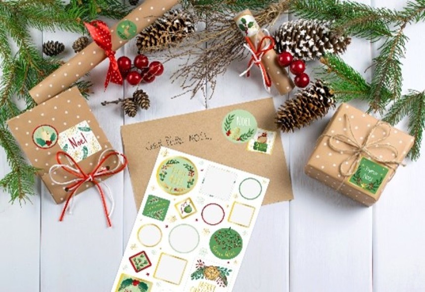 Stickers déco pour Noël