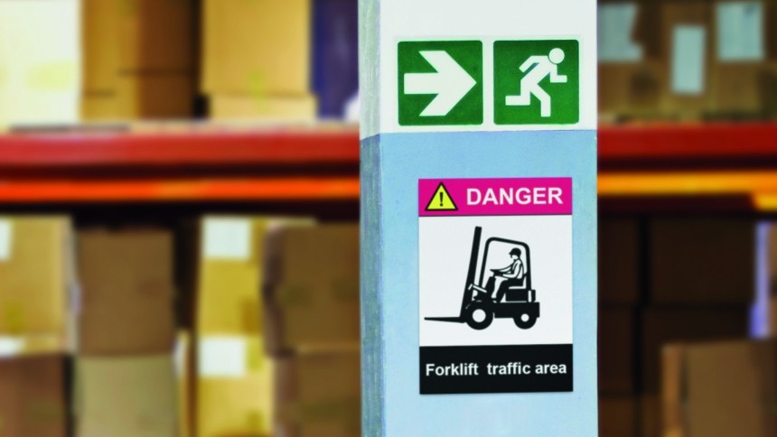 etiquette de signalisation