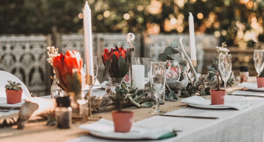 inspiration décoration table de mariage