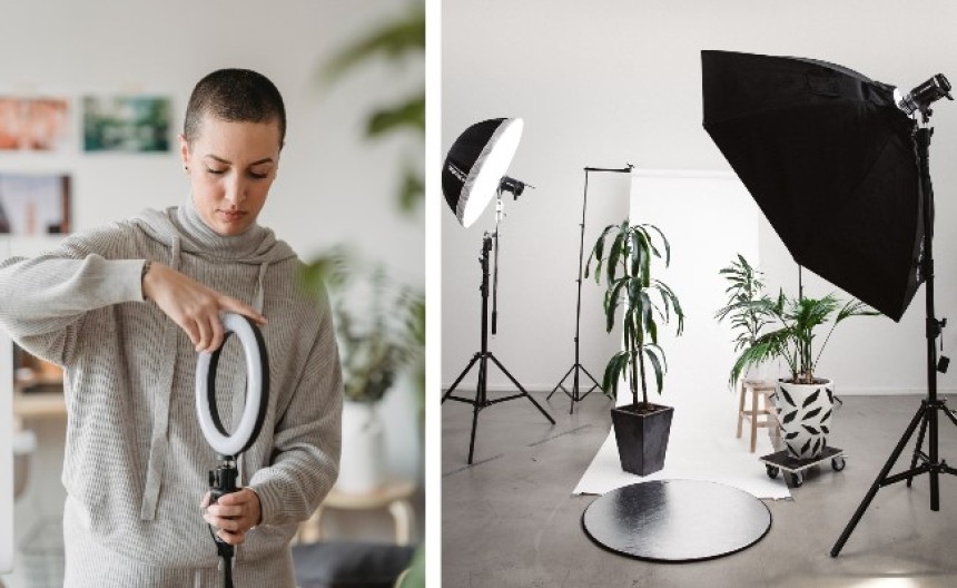 studio photo maison lumiere