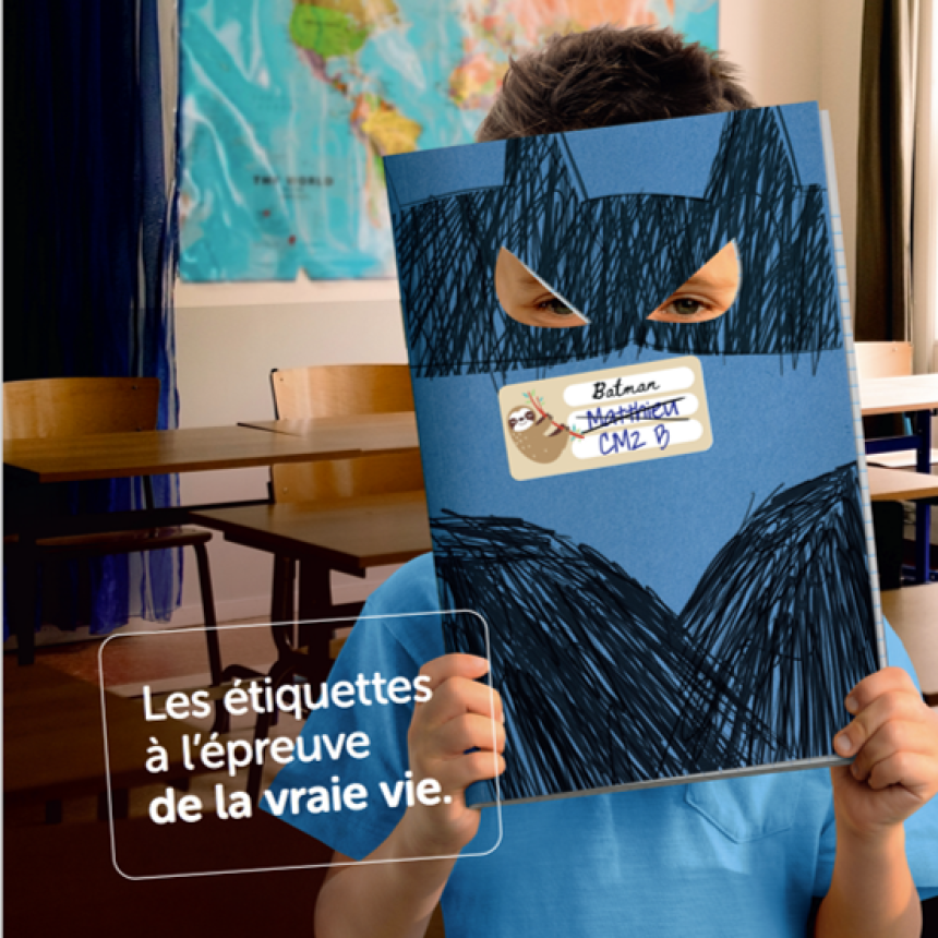 Etiquettes pour l'école, la crèche et les club de sport