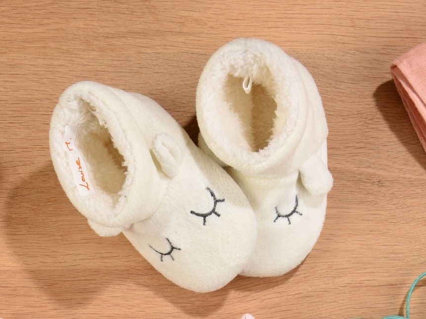 Etiquettes chaussons bébé