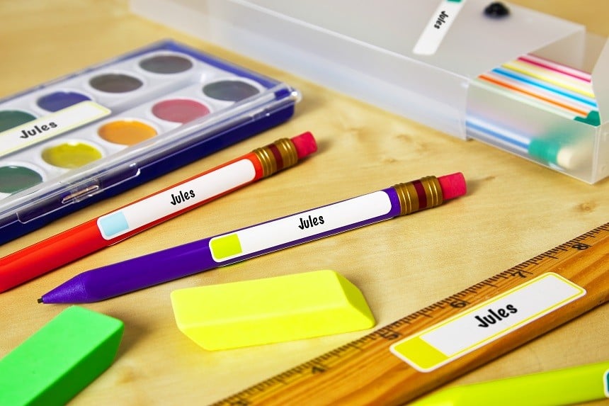 Marquage des fournitures scolaires