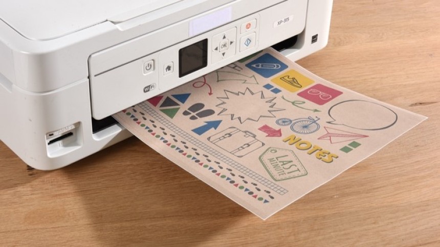 Impression de stickers scrapbooking