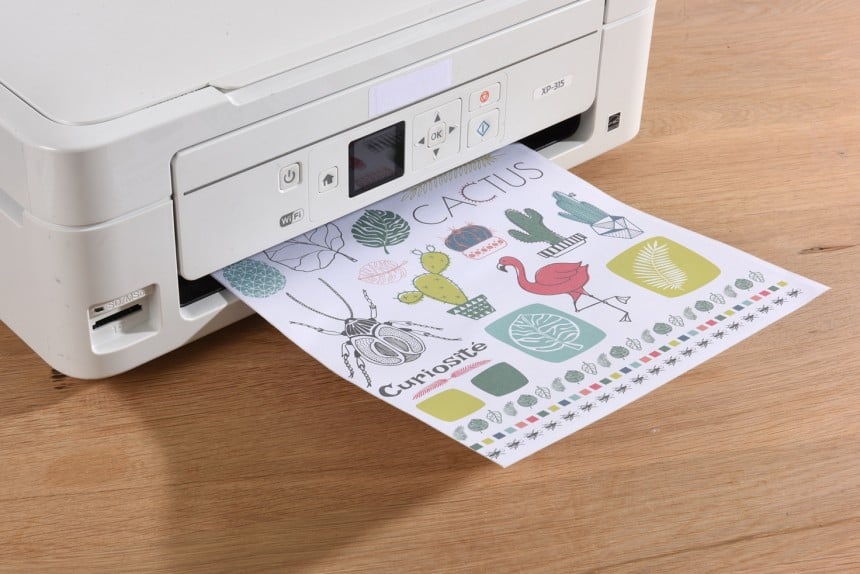 Impression des stickers déco