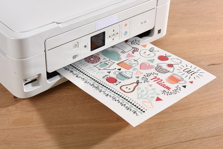 Impression de stickers déco