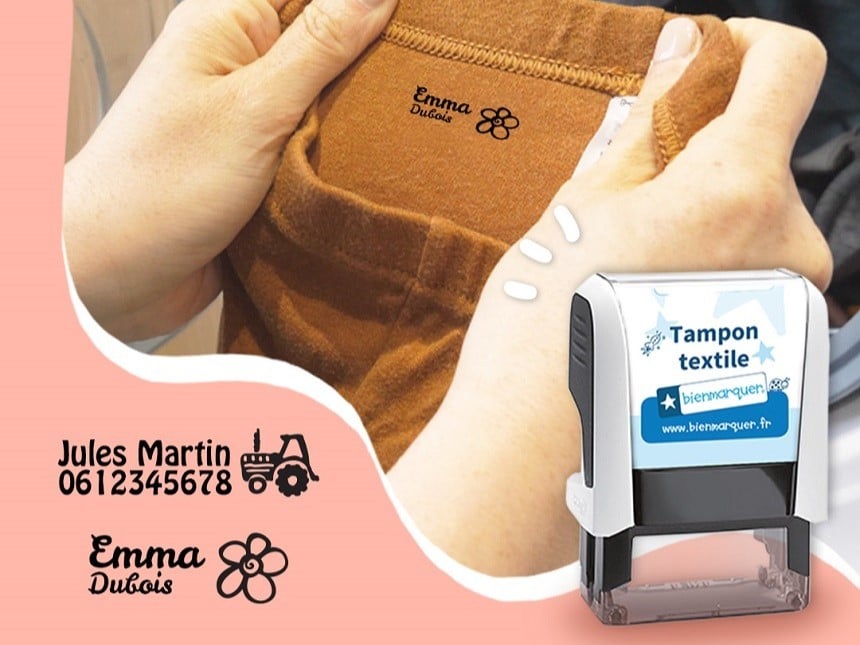 Tampon textile bienmarquer