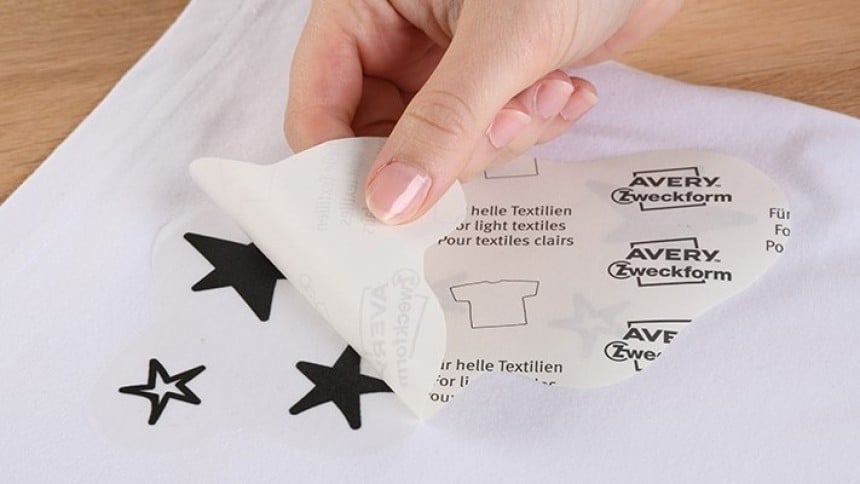 Avery Zweckform Papier transfert pour T-Shirt, pour textiles